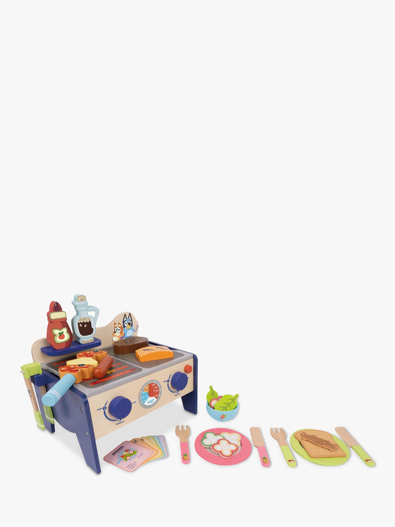 Bluey BBQ and salad playset 33 pieces, UK version