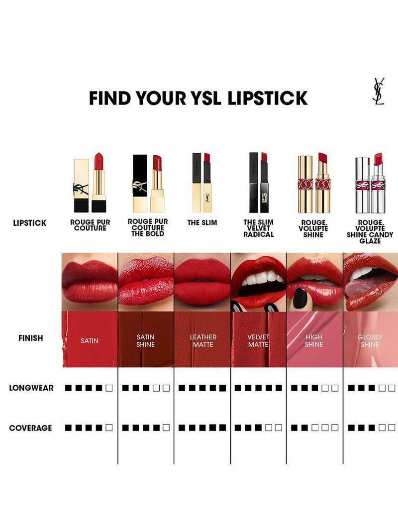 Yves Saint Laurent Rouge Pur Couture lipstick 3.7g (British brand)