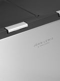 John Lewis dual compartment touch recycling bin stainless steel 30+30 litre capacity, UK version