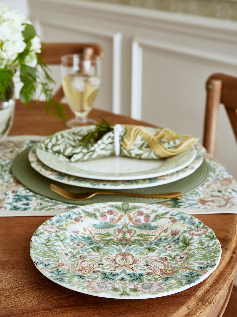 Morris & Co. side plates set floral 23cm - British product