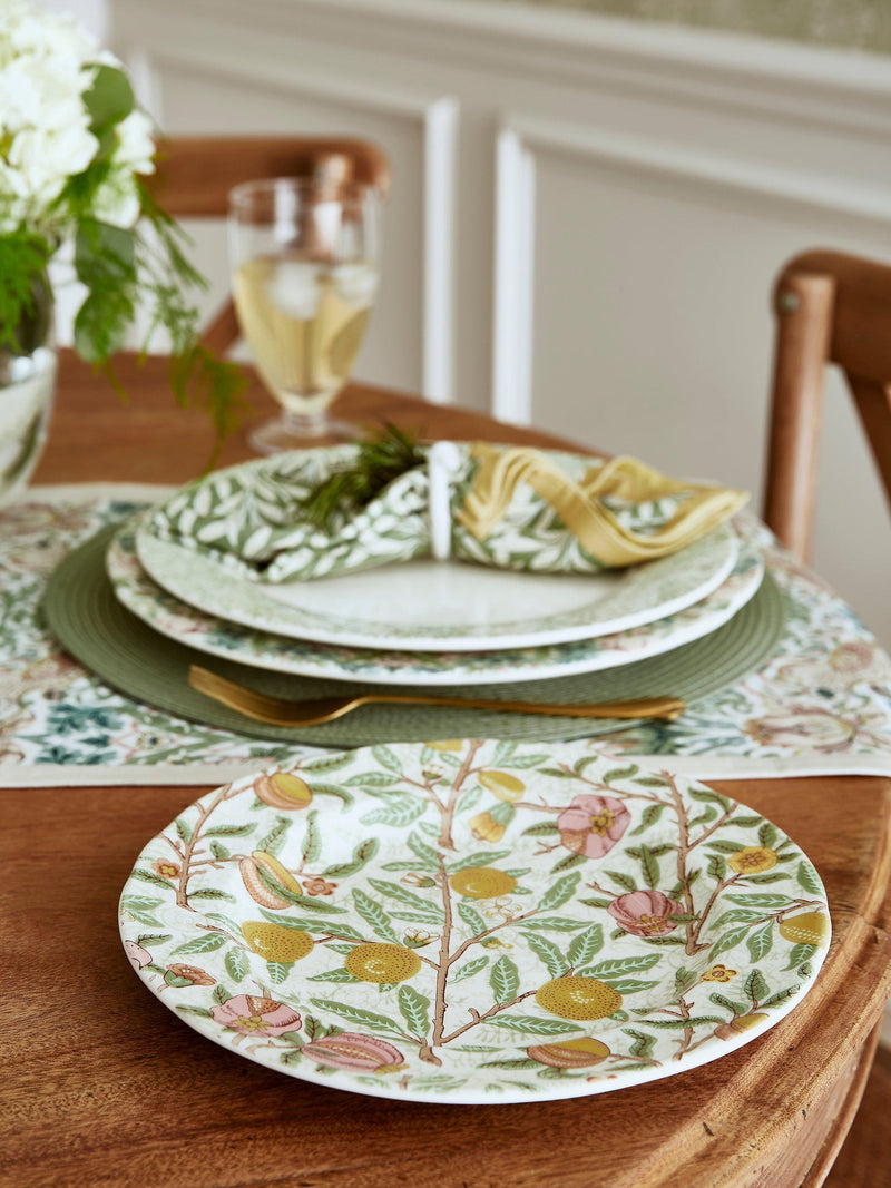 Morris & Co. side plates set floral 23cm - British product