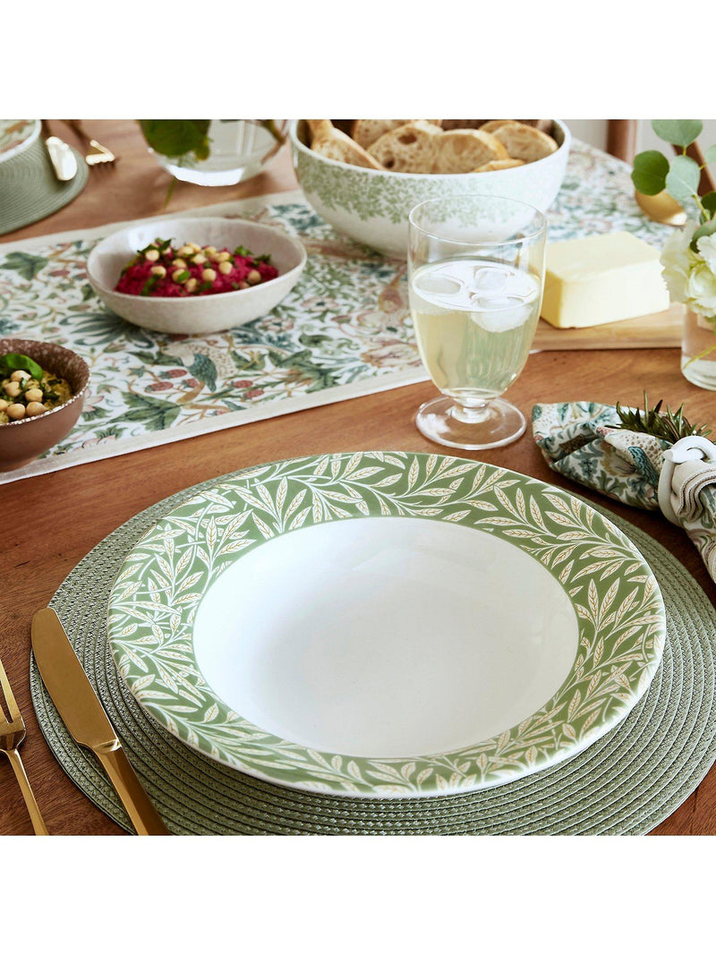 Morris & Co earthenware pasta bowl set of 4, UK version