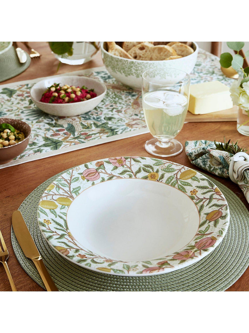 Morris & Co earthenware pasta bowl set of 4, UK version