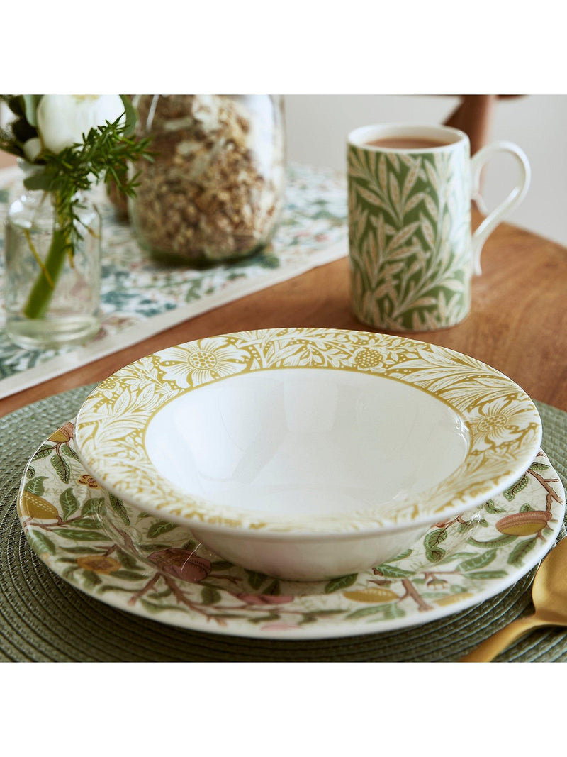 Morris & Co. earthenware cereal bowl set of 4 19cm - British product