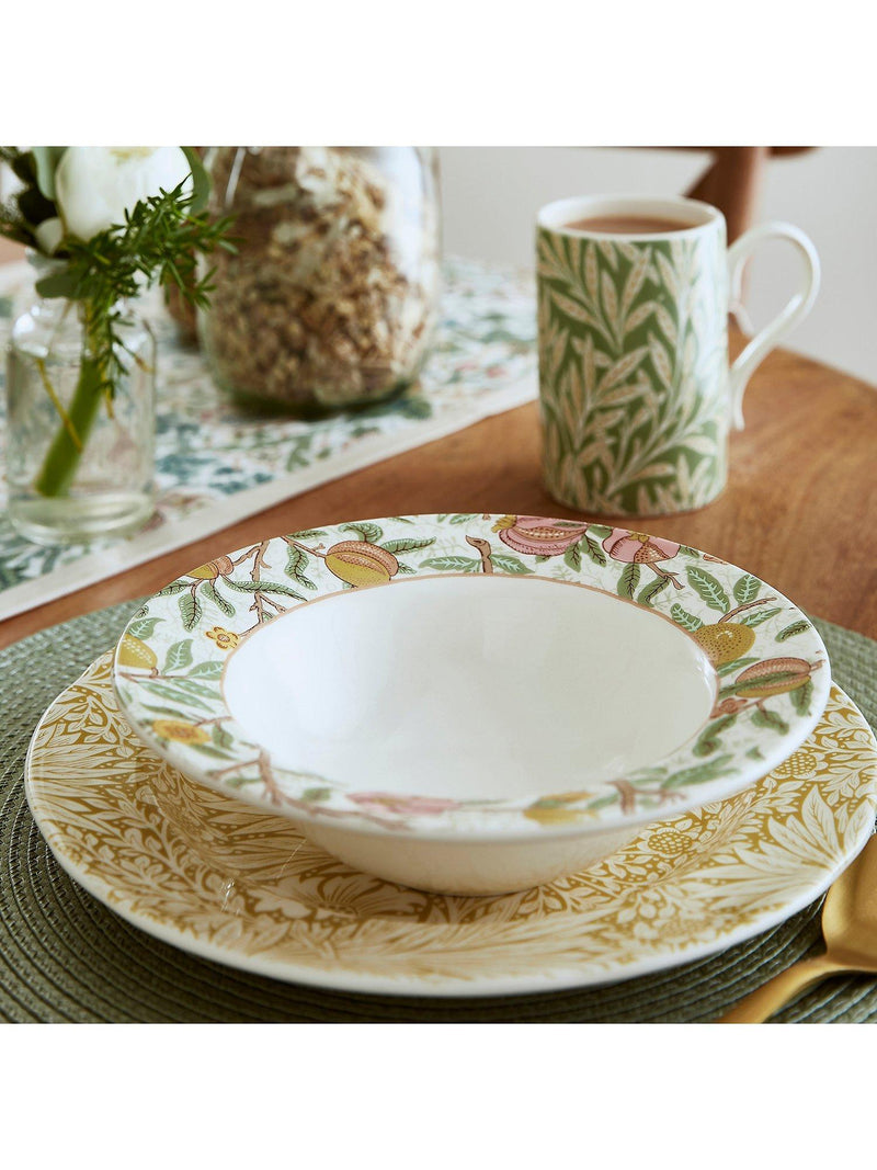 Morris & Co. earthenware cereal bowl set of 4 19cm - British product