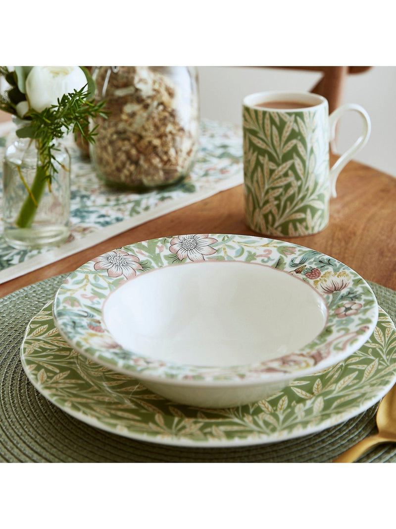 Morris & Co. earthenware cereal bowl set of 4 19cm - British product