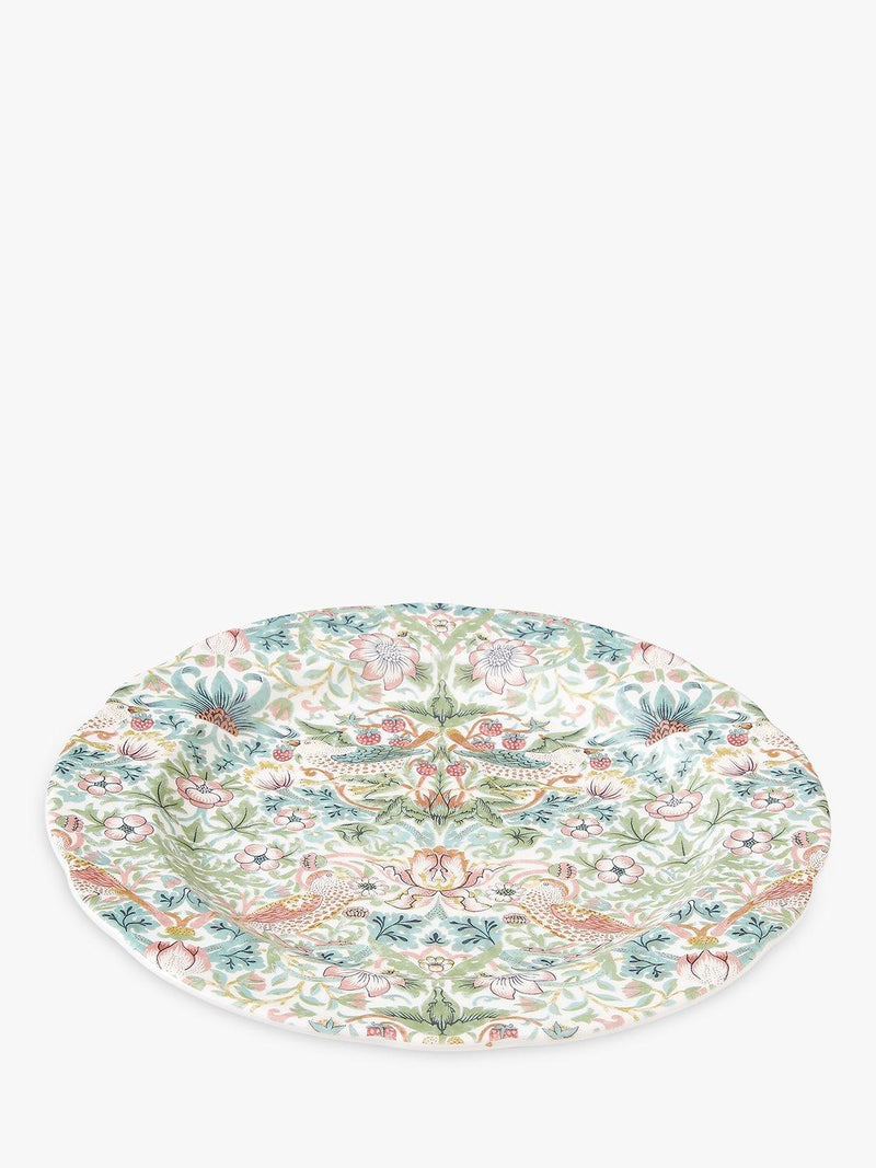 Morris & Co Strawberry Thief 30.7cm plate, imported from the UK