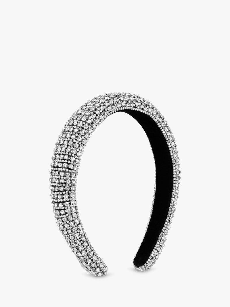 Sparkling Crystal Pave Statement Headband