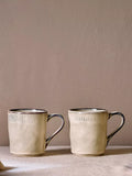 Nkuku stoneware mug set of 2 380ml, imported from the UK