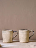 Nkuku stoneware mug set of 2 380ml, imported from the UK