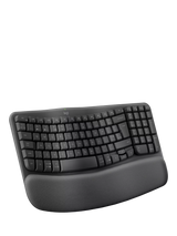 John Lewis Logitech Wave Keys Wireless Ergonomic Keyboard, Graphite- Buy online at McGrocer