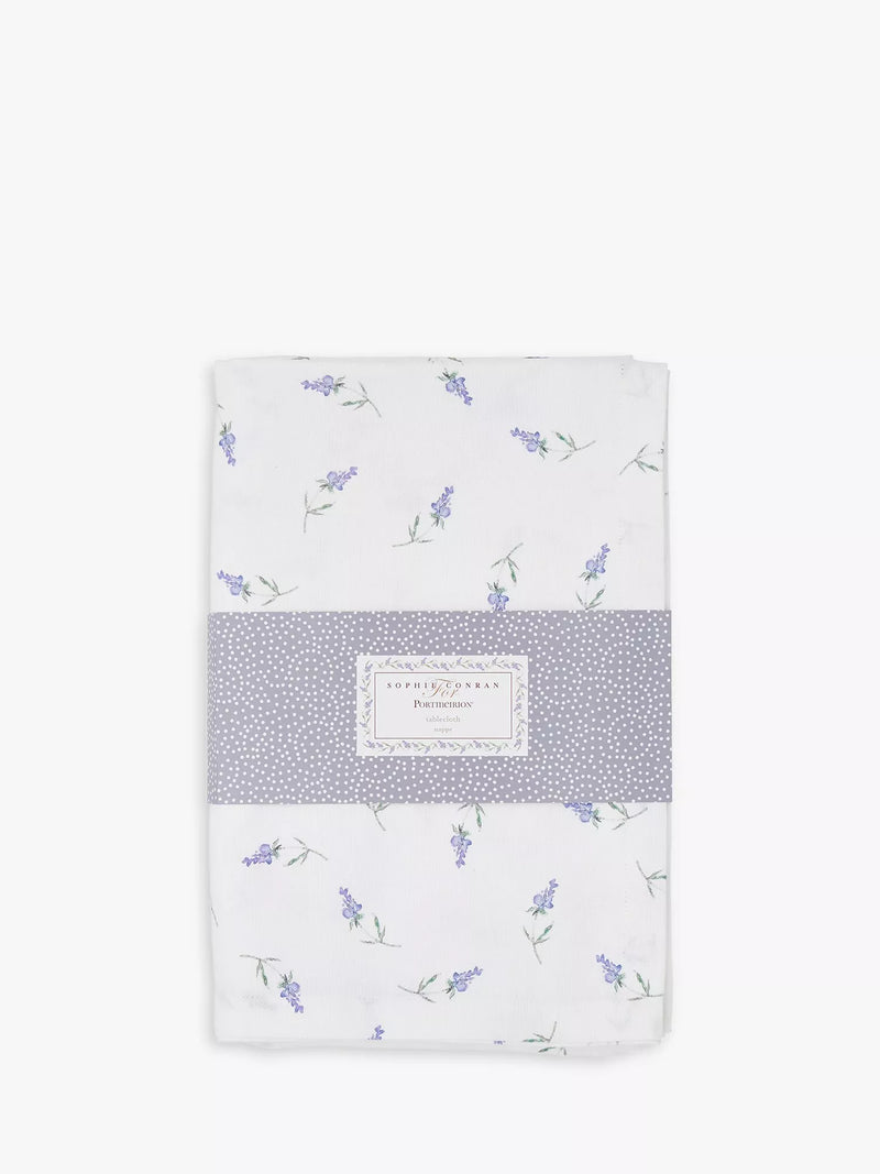 Sophie Conran for Portmeirion Lavandula tablecloth 180x140cm (British brand)
