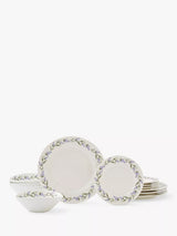 John Lewis Sophie Conran for Portmeirion Lavandula Porcelain Dinnerware Set, White, 12 Piece- Buy online at McGrocer