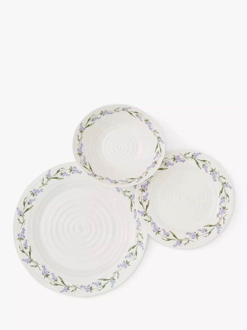 Sophie Conran for Portmeirion Lavandula porcelain dinner set 12-piece (British brand)