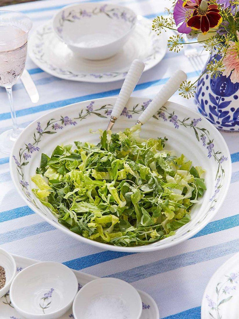 Sophie Conran for Portmeirion Lavandula porcelain serve bowl white 34.5cm (British brand)