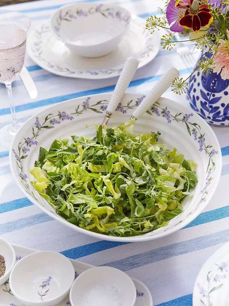 Sophie Conran for Portmeirion Lavandula porcelain serve bowl white 34.5cm (British brand)