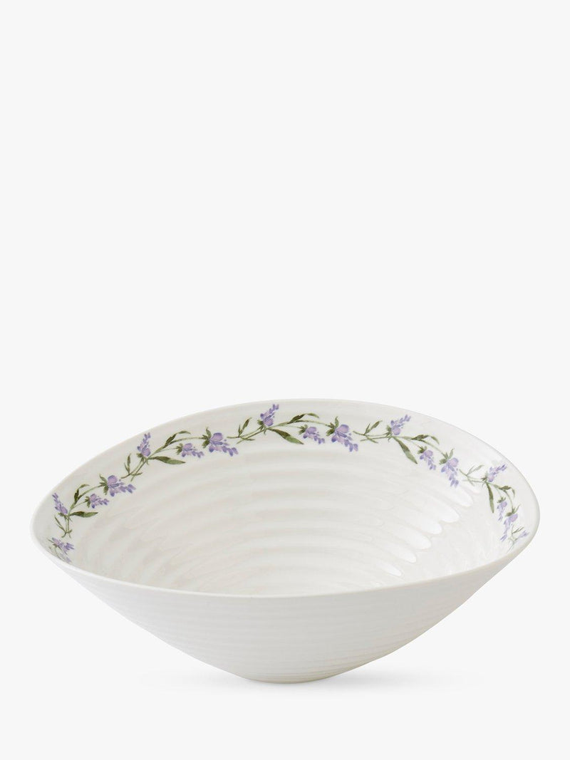 Sophie Conran for Portmeirion Lavandula porcelain serve bowl white 34.5cm (British brand)