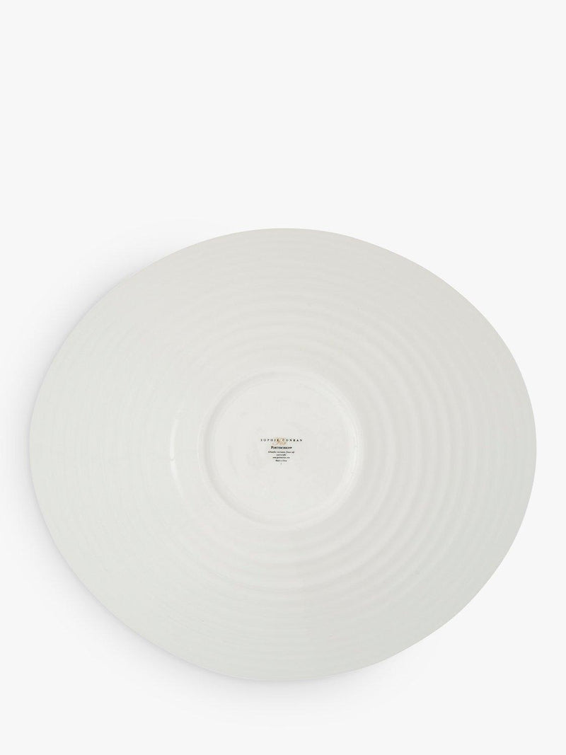 Sophie Conran for Portmeirion Lavandula porcelain serve bowl white 34.5cm (British brand)