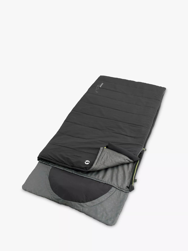 Outwell Contour Single Sleeping Bag in Midnight Black, imported from the UK