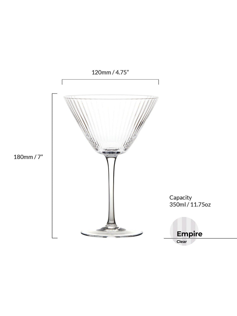 Anton Studio Designs Empire cocktail glasses set of 2 350ml (British brand)