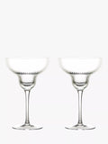 Anton Studio Designs clear Margarita cocktail glass set of 2 400ml - British product