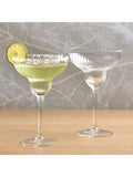 Anton Studio Designs clear Margarita cocktail glass set of 2 400ml - British product