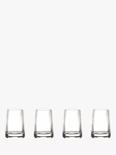 John Lewis Anton Studio Designs Empire Shot Glasses, Set of 4, Clear- Buy online at McGrocer