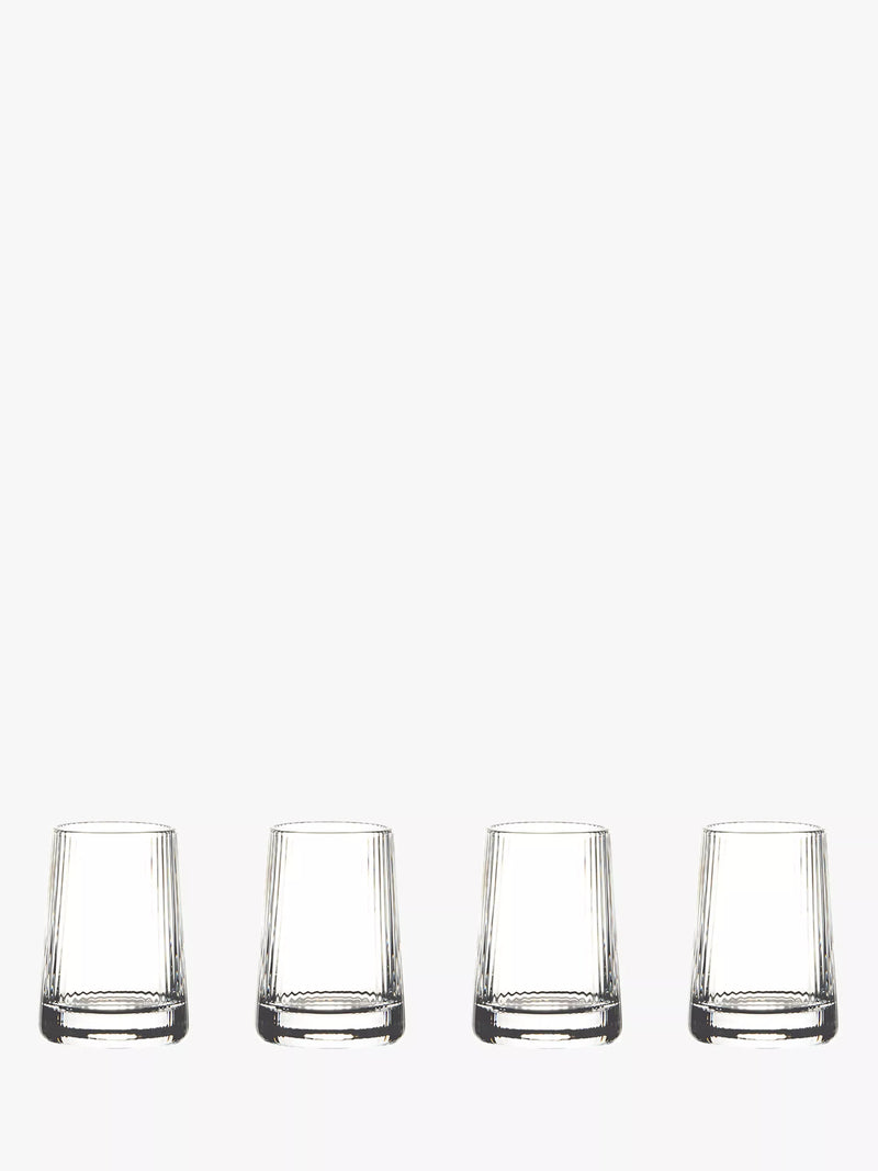 Anton Studio Designs Empire shot glasses set of 4 clear - British product