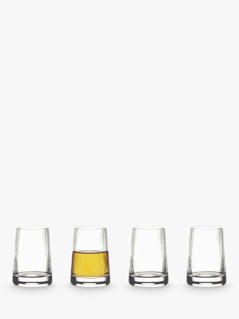 Anton Studio Designs Empire shot glasses set of 4 clear - British product