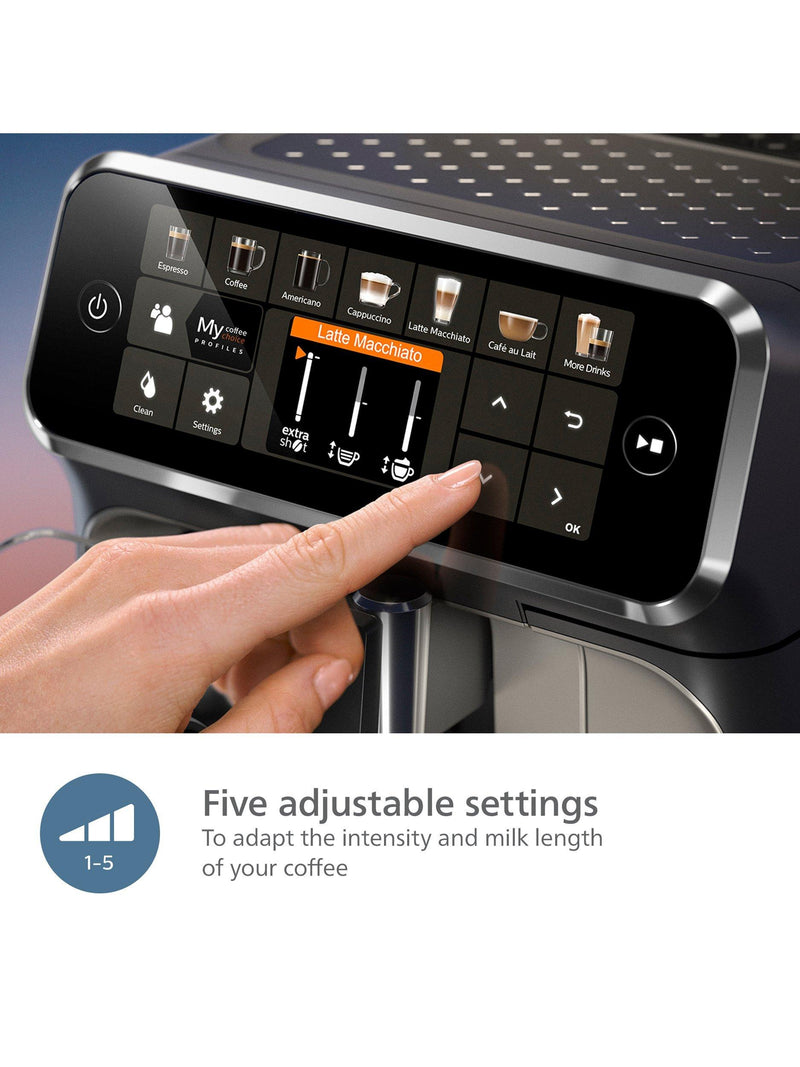 Philips bean to cup coffee machine 5400 Series in black, imported from the UK