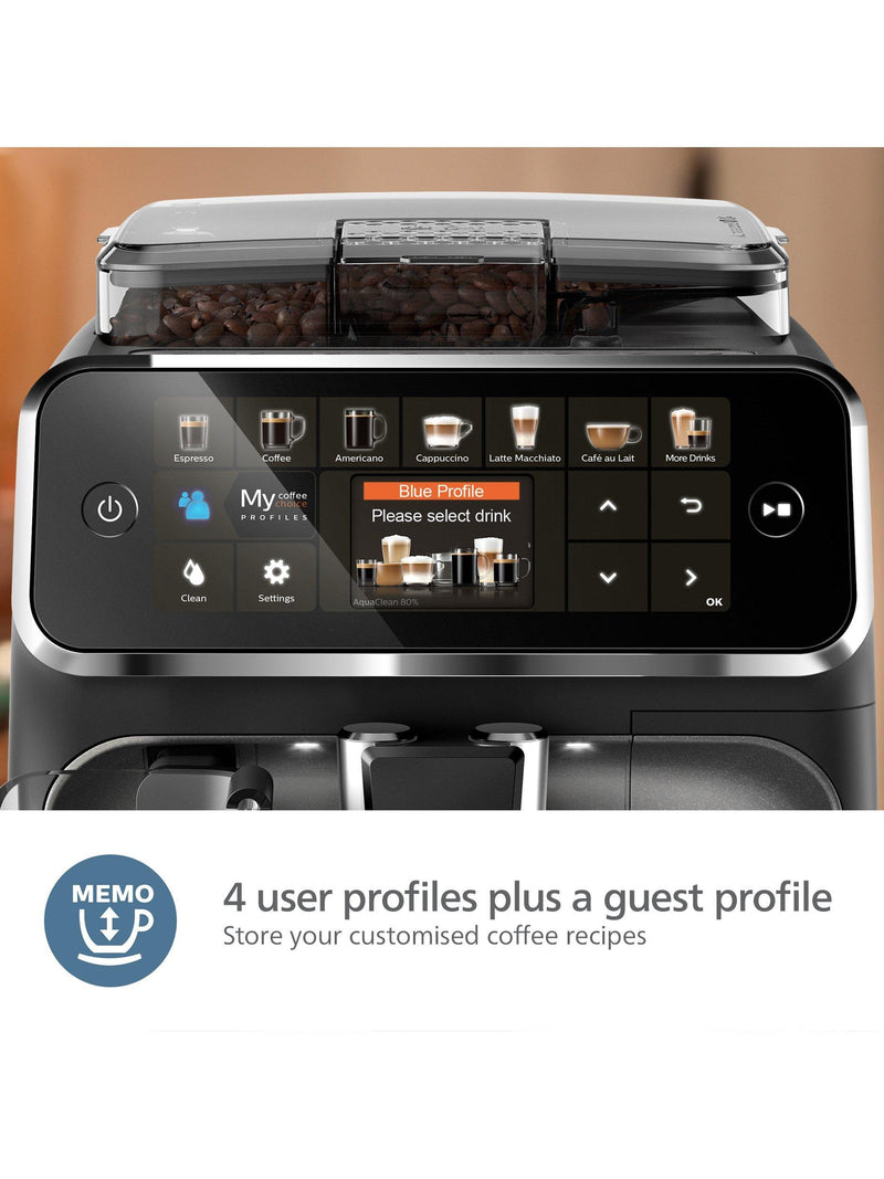 Philips bean to cup coffee machine 5400 Series in black, imported from the UK