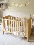 Boori Alice Cotbed Almond - British product