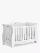 John Lewis Boori Sleigh Royale Cotbed, White- Buy online at McGrocer