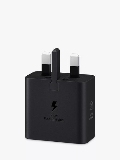 John Lewis Samsung Travel Adapter Plug USB-C Wall Charger 25W- Buy online at McGrocer