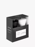 John Lewis salt and pepper mill set black white 10cm (British brand)