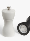 John Lewis salt and pepper mill set black white 10cm (British brand)