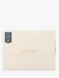 Busy B guest book with ribbon closure - British product