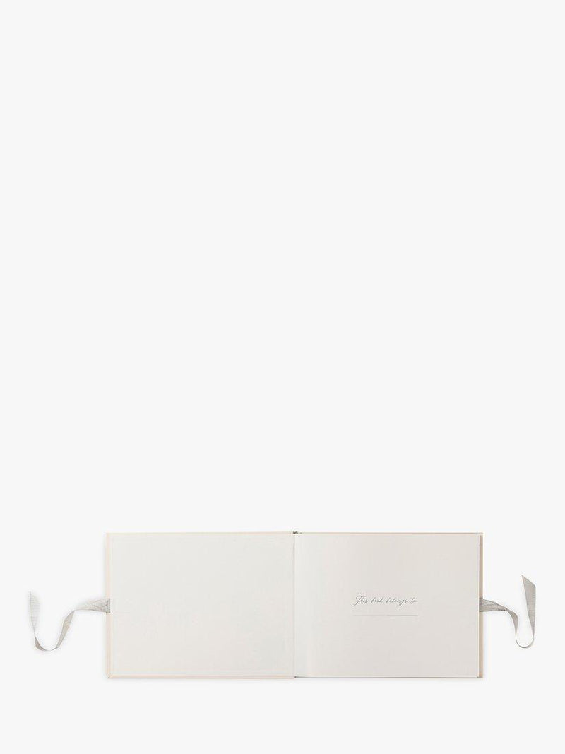 Busy B guest book with ribbon closure - British product