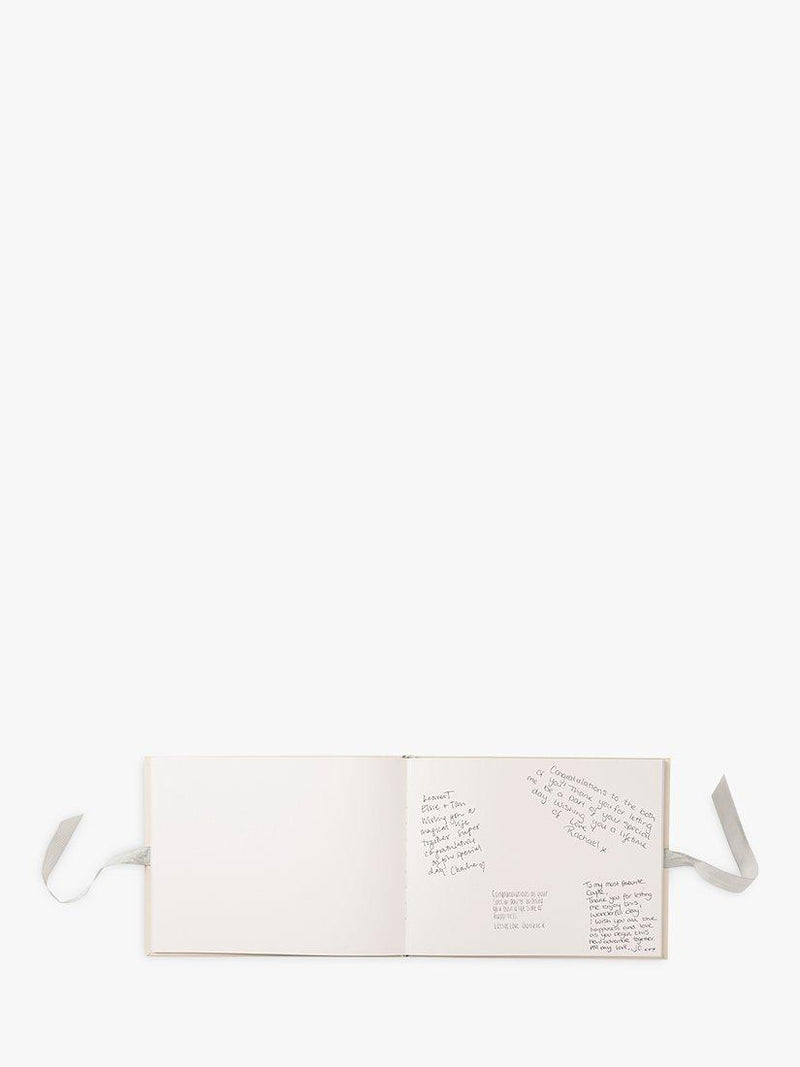 Busy B guest book with ribbon closure - British product