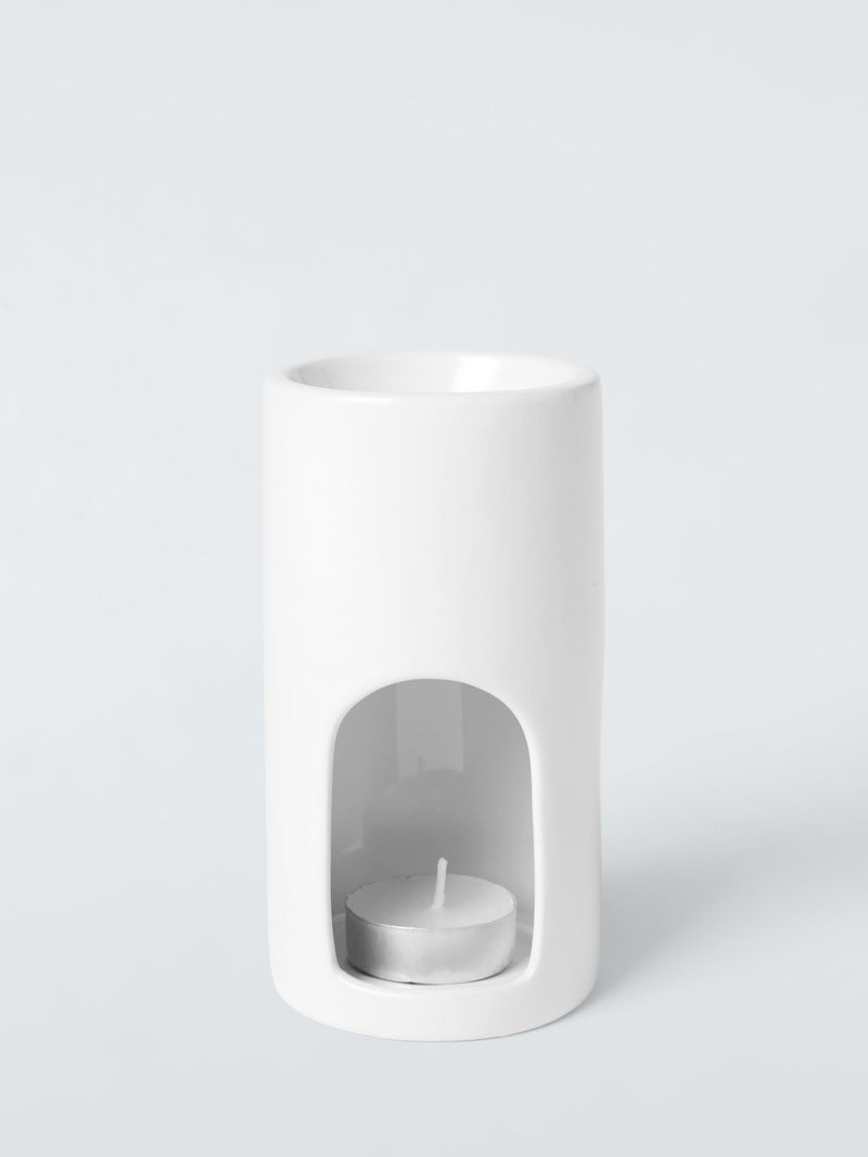 John Lewis white ceramic oil burner - British product