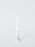 John Lewis stripe stoneware dinner candle holder blue, imported from the UK
