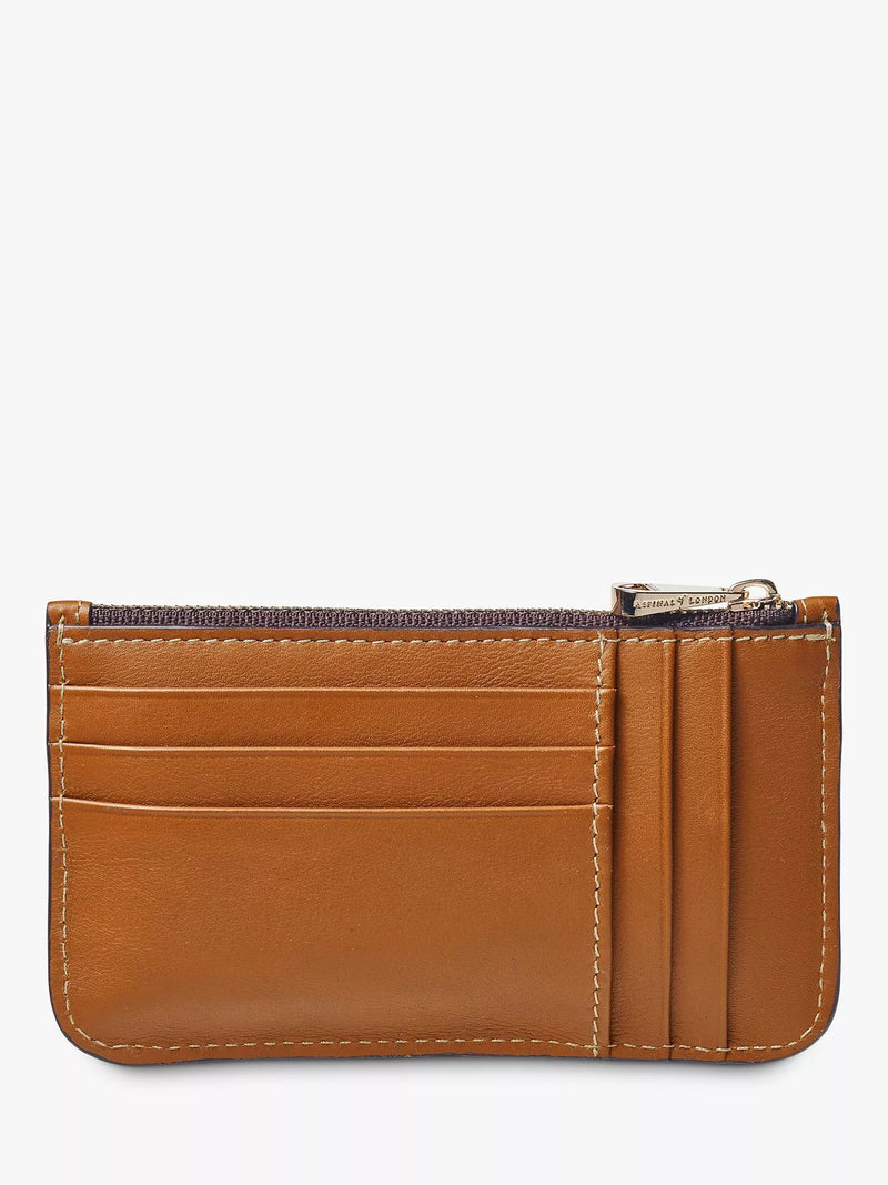 Aspinal of London Ella leather card coin holder, imported from the UK
