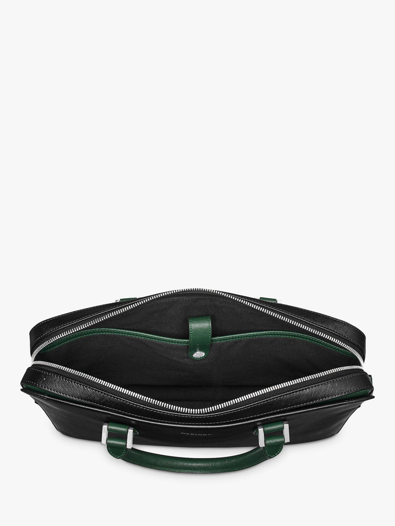Aspinal of London leather slim briefcase (British brand)