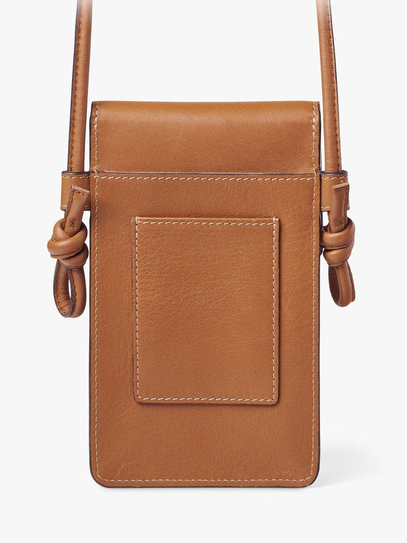 Aspinal of London smooth leather phone pouch crossbody bag (British brand)