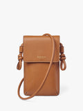 Aspinal of London smooth leather phone pouch crossbody bag (British brand)