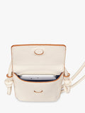 Aspinal of London Ella Pebble Leather Phone Pouch, imported from the UK