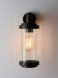 John Lewis Almer outdoor wall light black, imported from the UK