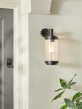John Lewis Almer outdoor wall light black, imported from the UK