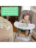Ingenuity Ity Sun Valley compact folding baby highchair, UK version