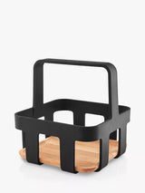 John Lewis Eva Solo Nordic Table Condiments Caddy, Black/Natural- Buy online at McGrocer